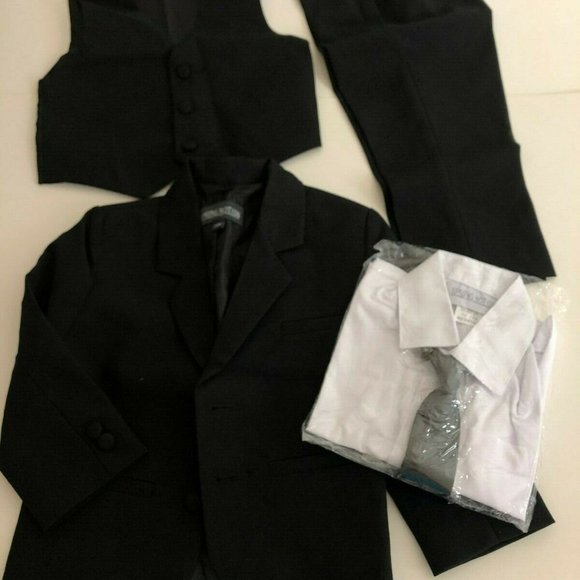 Spring Notion Baby Boys' Classic Fit Formal Black - Picture 3 of 6